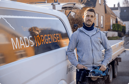 Tømrer nær Slagelse